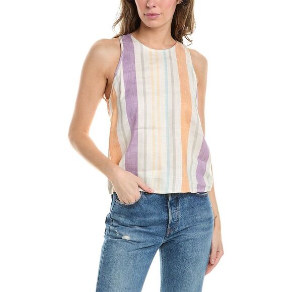 TART Tops - TART Lesli Sleeveless Linen Top